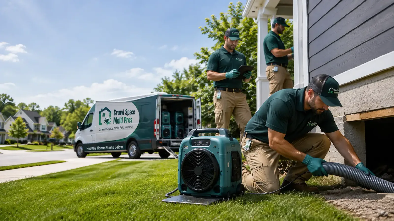 Crawl Space Mold Removal in Novato, CA